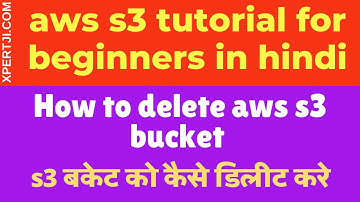 How to delete aws s3 bucket using aws cli
