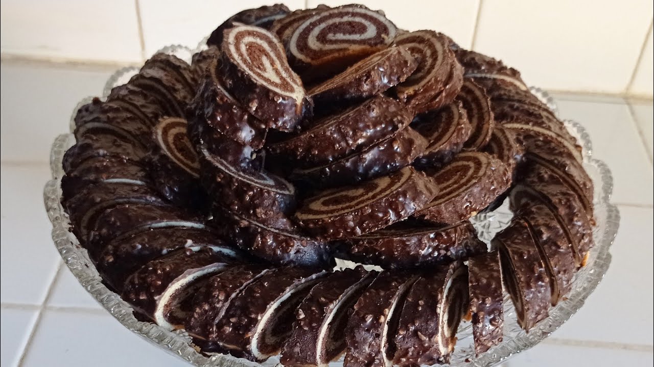 الفقاص رولي بالشكلاط سهل التحضير وإقتصادي وكيجي هائل شكلا و مذاقا