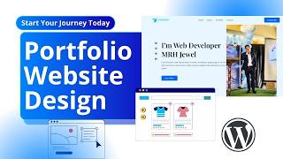 Portfolio Website Design with WordPress & Free Theme | Full Tutorial
