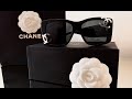 New Chanel 22A collection 3D Square sunglass unboxing and try on