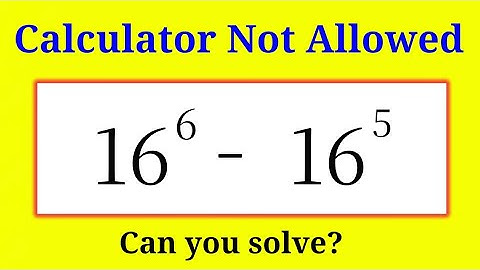 Een prachtige Olympische exponentiële truc | Rekenmachine niet toegestaan 📵