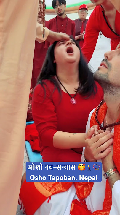 Spiritual Energy, Touching Third Eye. Osho Tapoban Nepal, Bodhisattva Swami Anand Arun’s Sanyas.