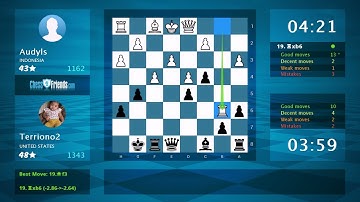 Chess Game Analysis: Audyls - Terriono2, 0-1 (By ChessFriends.com)