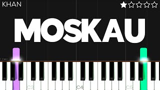 MOSKAU | EASY Piano Tutorial