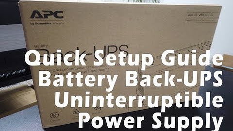 UPS Uninterruptible Power Supply Setup Guide for Beginners | APC Back-Outage Protection