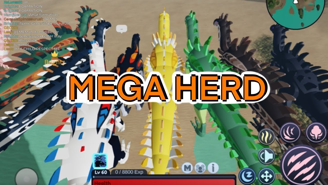 Mega Eusk Herd Realism | @Brightyzheartz 500 sub special | Prehistoria | Roblox