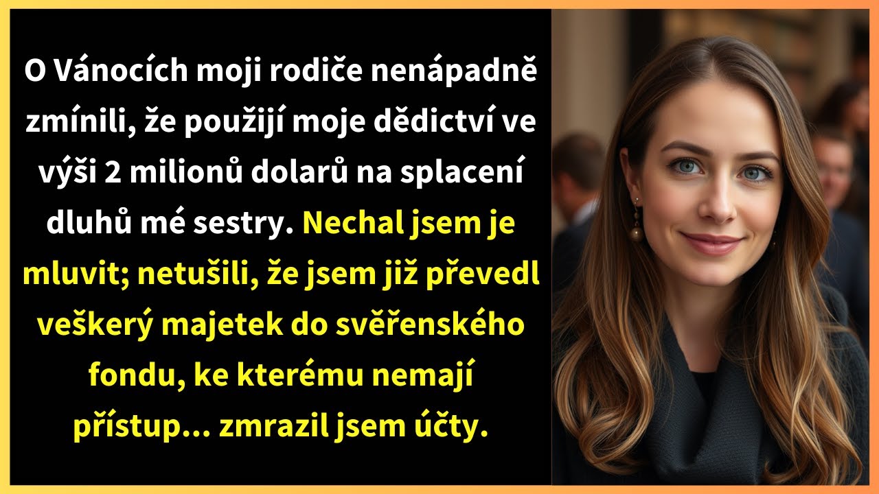 O Vánocích moji rodiče nenápadně zmínili, že použijí moje dědictví ve výši 2 milionů dolarů na