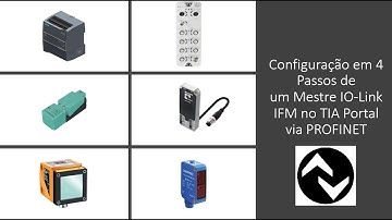 Configurando um mestre IO Link IFM em 4 passos no TIA Portal