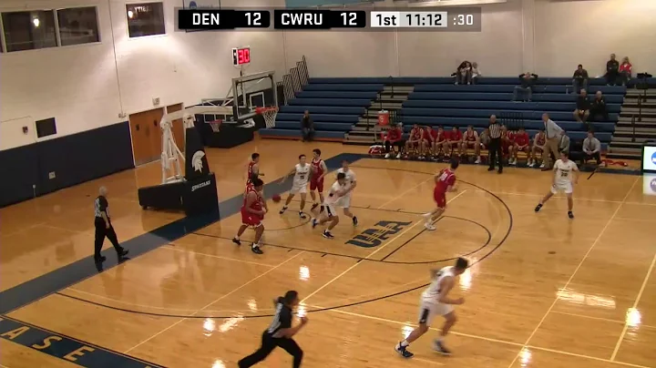 Frilling Scores in the Post to give CWRU the Lead