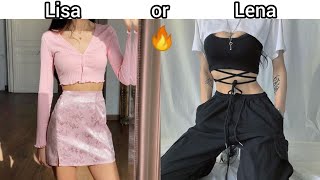 Lisa or Lena 💙:) Summer fashion❤️#50 pinkaliza