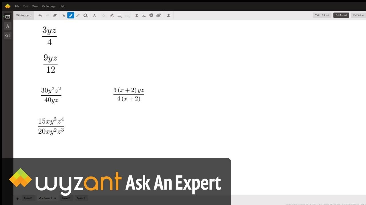 Equivalent Rational Expressions - YouTube