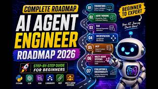 AI Agent Engineer Roadmap 2026 | Complete Beginner to Advanced Guide to AI Agent RAG LangGraph & MCP