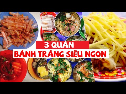 Video 3 quán bánh tráng siêu hút khách tại Sài Gòn - youtube