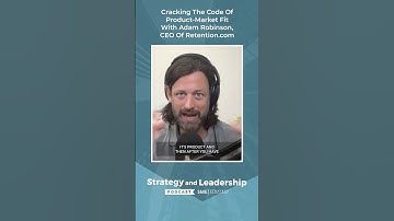 Cracking The Code Of Product-Market Fit With Adam Robinson, CEO Of Retention.com