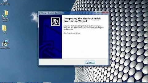 Sherlock Quick Sizer Installation