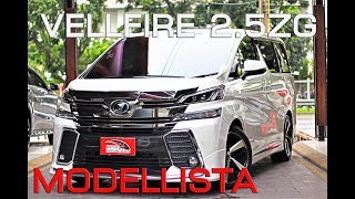 VELLFIREมือสอง รีวิว Toyota VELLFIRE 2.5 ZG ที่สปอร์ตเฟี้ยวที่สุดด้วยชุดแต่ง Modellista Completecar