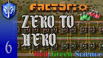 Factorio 1.1 Zero to Hero, Ep 6: SET UP RED/GREEN SCIENCE - Tutorial, Guide, LetsPlay, Walkthrough