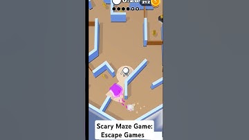 Scary Maze Game:Escape Games  Level 4 Solution #Gameplay Walkthrough #Mobile Simulation Games #maze