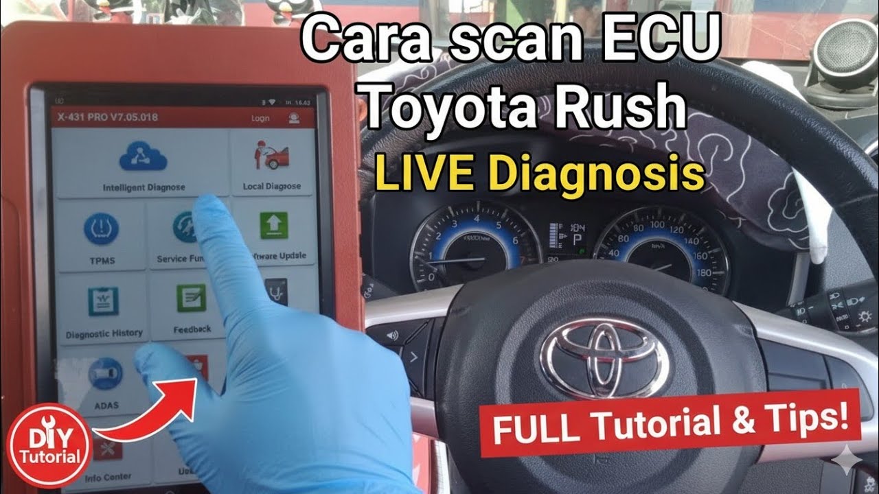 Scan & Reset Ecu Toyota Rush 2018 di Shop&Drive jababeka Cikarang - YouTube