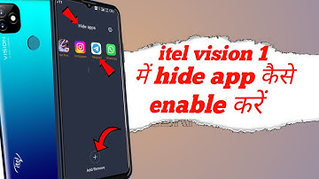 How to enable hide app in iTel Vision 1 || How To Enable Hide App In iTel Vision 1 TechnicalMan
