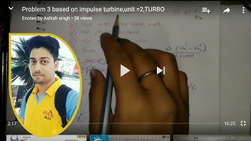 Problem 3 based on impulse turbine,unit =2,TURBO