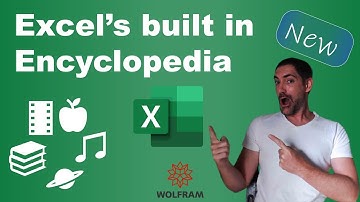 The Excel Encyclopedia: Food, movies, music ++ with Wolfram data types