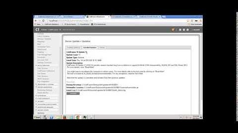 ColdFusion 10 Update Mechanism - Part I