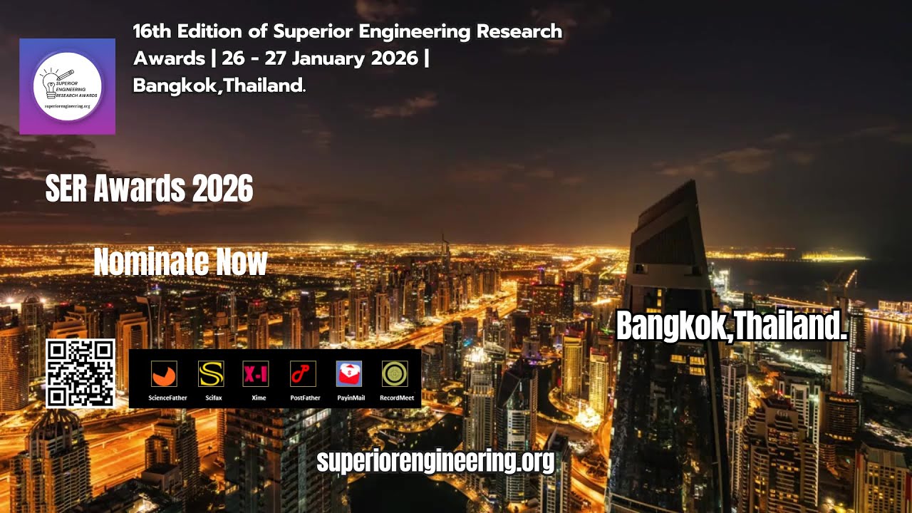 SER 16th Edition of Superior Engineering Research Awards 26-27 January 2026, Bangkok , Thailand