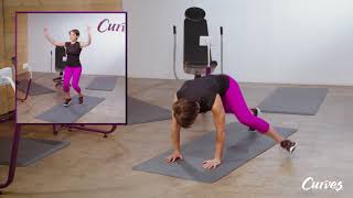 How to Do an Advanced Spider Mountain Climber | Cardio Exercises - Women's Workouts | Curves