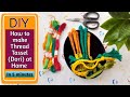 How to Make Necklace back Tassel Dori at Home || Adjustable Back rope for necklace || Thread Dori ||