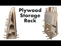 Making A Simple A-Frame Plywood Storage Rack