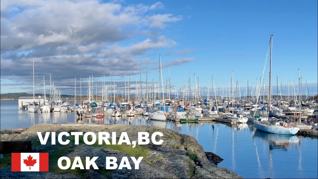 🇨🇦[4k] Walking tour in Oak Bay, Victoria, BC, Canada, 2024