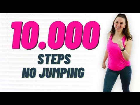 10.000 steps at home || Beginner Friendly, NO jumping Walking Workout
