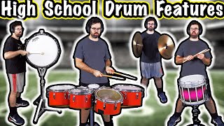 15 Kinds of Drum Features in HS Marching Band