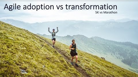Agile at Scale June 2020 - Agile Adoption vs transformation