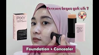 REVIEW + UJI KETAHANAN BUAT WUDHU PIXY STAY LAST SERUM FOUNDATION VS CUSHION PIXY - Mipmop