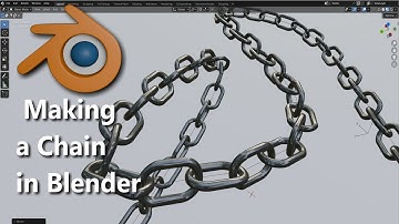 How to make a  3D Chain in Blender Tutorial For Beginners