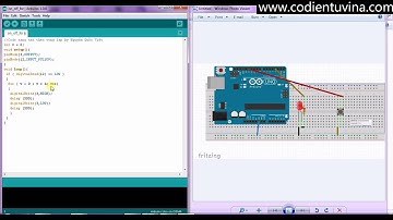 Điều khiển LED đơn cùng với Arduino phần 1: 1 LED sáng, tắt theo chu kỳ - www.codientuvina.com