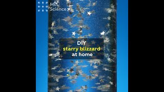 DIY starry blizzard at home