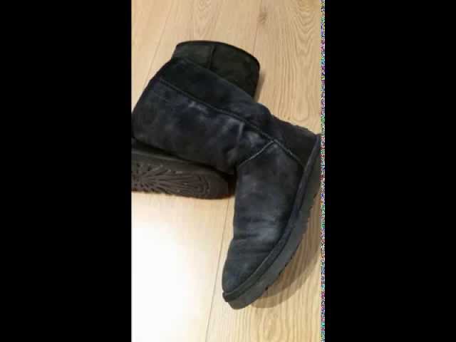 faded black uggs