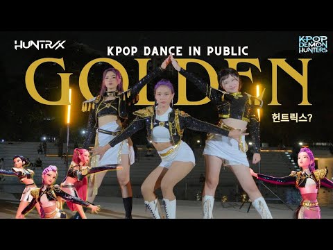 DANCE IN PUBLIC HUNTRIX 헌트릭스 GOLDEN Dance Cover By SAYCREW Indonesia
