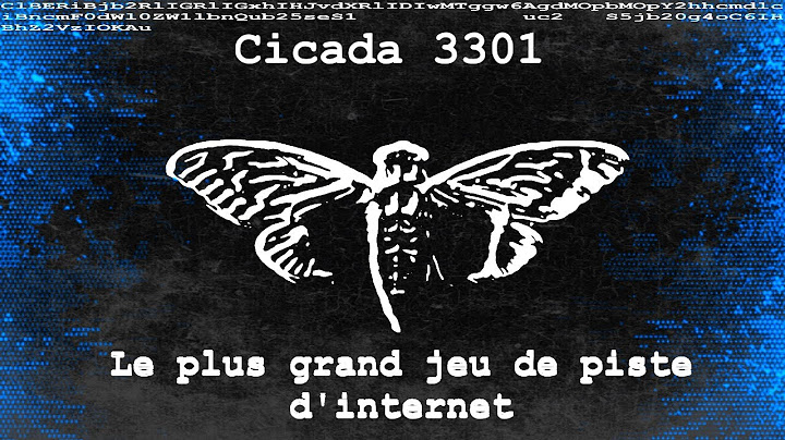 CICADA 3301 - Le groupe secret derrière le MYSTÈRE - Findings N°65
