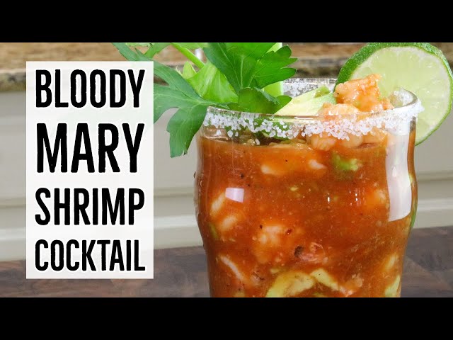 Shrimp with Bloody Mary Cocktail Sauce