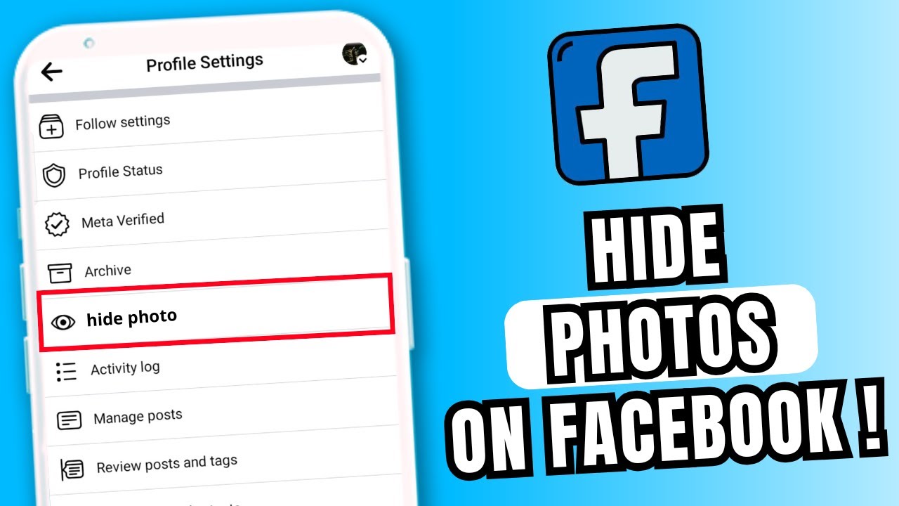 How to Hide Photos on Facebook at Once - Hide All Photos Facebook - YouTube