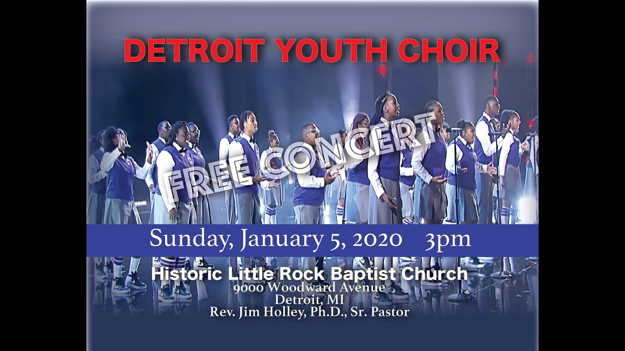 DETROIT YOUTH CHOIR (DYC FROM AGT) IN CONCERT AT HISTORIC LITTLE ROCK