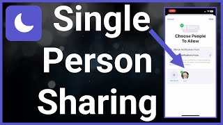 How To Share Focus Status With Only One Person