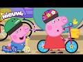 Evie's Eerste Fietstocht | Peppa Pig Nederlands | Tekenfilms voor kinderen