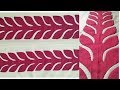Applique Leaf Strip Tutorial/Dress Design 2018/Shirt Designing
