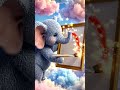 Painting dreams with a touch of magic 🪄🐘#Magic #CuteElephant #RainbowPainting#Dreamy #fyp #Whimsical