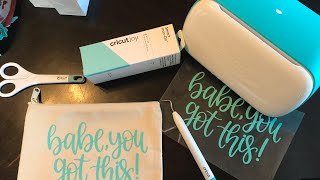 Smart Iron-On with Cricut Joy - YouTube